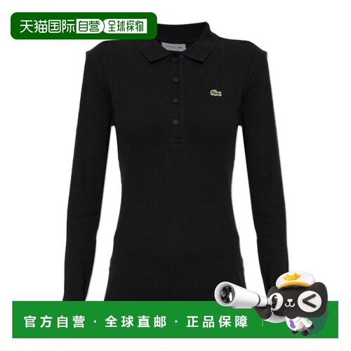 LACOSTE 女士POLO衫 DF5281031 AW2026 黑色 长袖【付后1h可退】