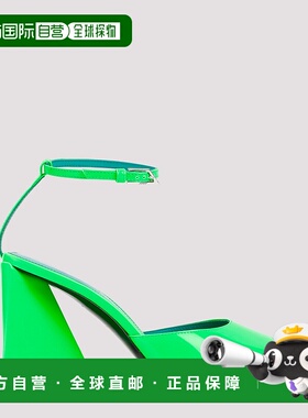 1h可退 潮奢 The Attico 女士 徽标高跟凉鞋 231WS599E056高跟鞋