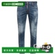 潮奢 舒适时尚 Dsquared2 男士 1h可退 blue蓝色 二次方 牛仔长裤
