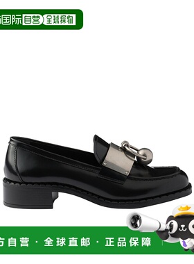 PRADA 女士芭蕾乐福鞋 1D981NP39FD035F0002 CO 黑色 属细节乐福