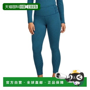 ICEBREAKER 美利奴260技术 Vertex 高腰 雪纹网格全身印花 底层裤