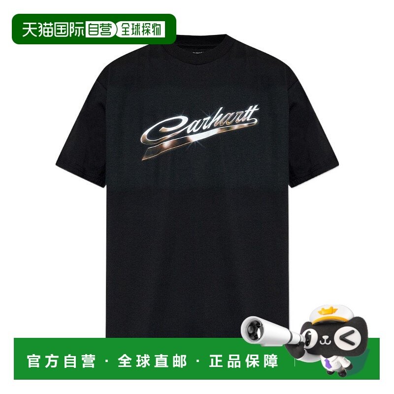 CARHARTT WIP 男士T恤 I03601489XX SS2026 黑色 圆领T恤短袖