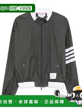 THOM BROWNE 男士外套 MJT534AF0960015 AW2025 军绿色夹克