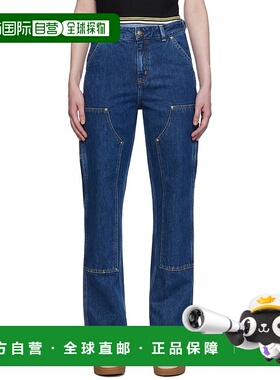 1h可退 潮奢 CARHARTT WIP 女士 蓝色 Nashua Double Knee 牛仔裤
