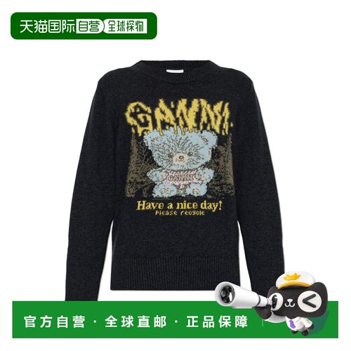 GANNI 女士针织衫 A11500582678252 AW2026 灰色 Ganni Forest Te