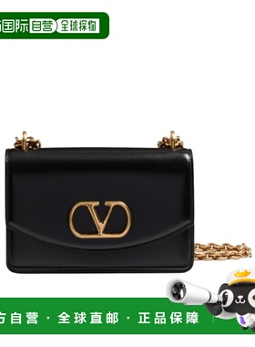 VALENTINO 女士斜挎包 WB0R17GCB0NO CO 黑色 VAIN 亮面小牛皮小
