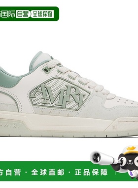 1h可退 潮奢 AMIRI 女士 白色 & 绿色 Classic Low 运动鞋 AWFOSR