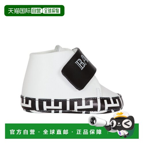 1h可退 BALMAIN 男童运动鞋 BY0546Y0051100NE SS2026 白色