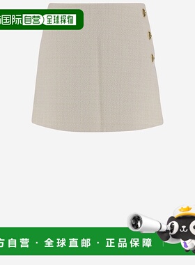 PINKO 女士半身裙 105792A2VJZ05 AW2025 米白色 Minigonna In Tw