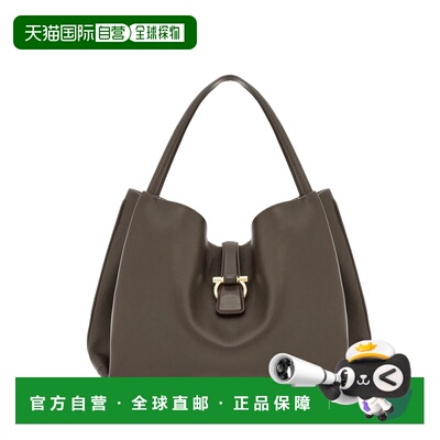 SALVATORE FERRAGAMO 女士托特包手提包单肩包 0785175CONCRETE