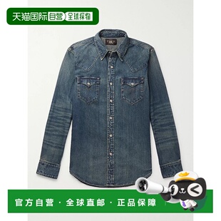 1h可退 潮奢 RRL 拉夫 劳伦RRL 男士 修身牛仔西部风格衬衫 78250