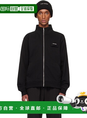 1h可退 潮奢 We11Done 男士 黑色 High-Neck Zip-up 夹克 WDTJ324