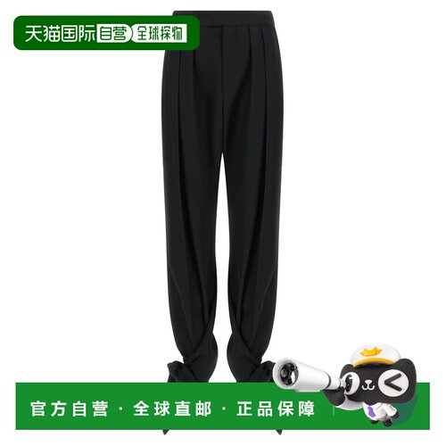 CHLOÉ 女士休闲裤 CH26APA12067001 AW2026 黑色 Black pleated f