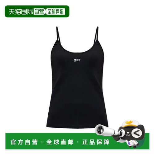 1h可退 OFF-WHITE 女士背心吊带 2FA00630T0W003 AW2026 黑色