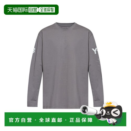 Y-3 男士T恤 KS48400GRANIT SS2026 灰色 Y-3 x Mercedes-AMG PET