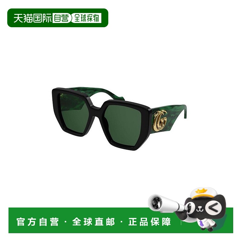 1h可退 GUCCI 男士太阳镜 GG0956S001 SS2025 黑色古驰