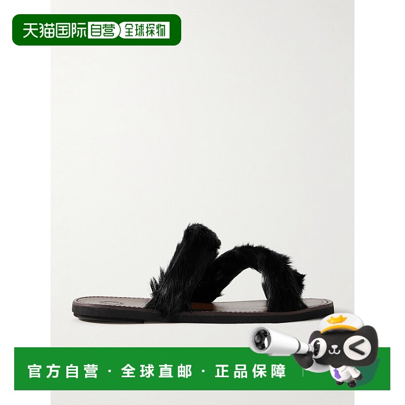 1h可退 潮奢 Dries Van Noten 德赖斯 范诺顿 男士 小牛毛凉鞋 MS