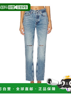 1h可退 潮奢 ANINE BING 女士 Bruno 直筒裤 A0611254牛仔裤