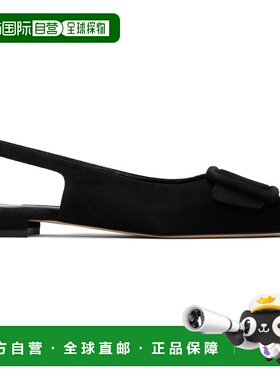 1h可退 潮奢 MANOLO BLAHNIK 莫罗 伯拉尼克 女士 黑色 Maylura