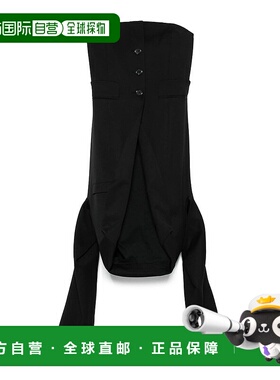 1h可退 MOSCHINO 女士T恤 0418J08030555 SS2025 黑色 Moschino T