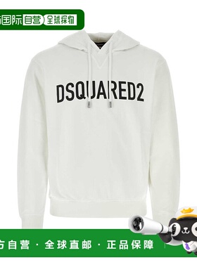 DSQUARED2 男士卫衣 S74GU0664D25002100 CO 白色 Logo print hoo