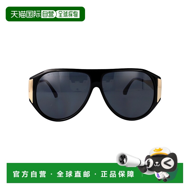 1h可退 ETRO 男士太阳镜 ETRO0052S807 SS2025 黑色 ETRO 0052/S