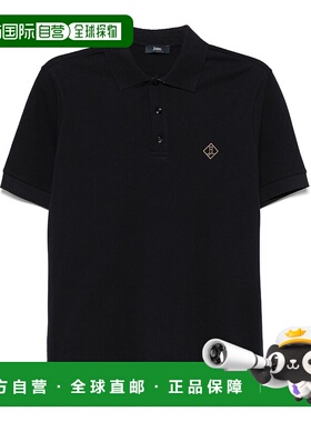 HERNO 男士POLO衫 JPL00135U540059200 AW2025 蓝色男装