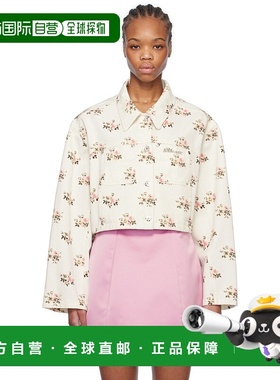 1h可退 潮奢 Blumarine 蓝色情人 女士 白色 Floral Print Rhines