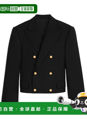 CELINE 女士外套 RV15H650D38NO AW2025 黑色 长袖西装外套