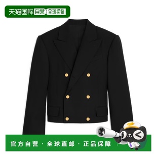 CELINE 女士外套 RV15H650D38NO AW2025 黑色 长袖西装外套