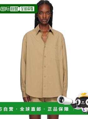 1h可退 潮奢 MATTEAU 女士 黄褐色 Relaxed 衬衫 RLXSH