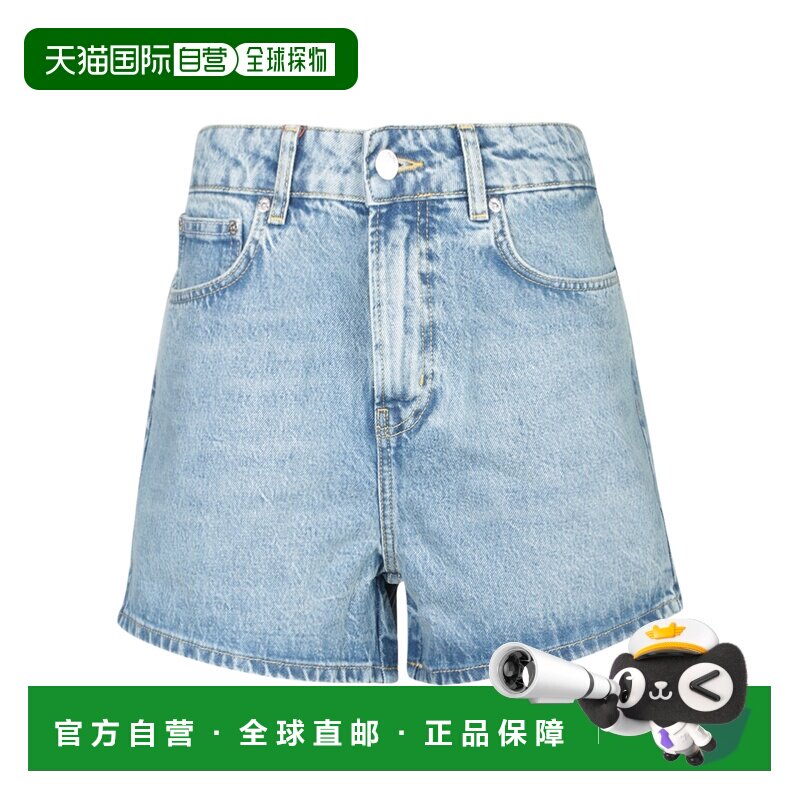 MOSCHINO 女士休闲裤 A032732171295 SS2025 蓝色 Denim shorts w图片