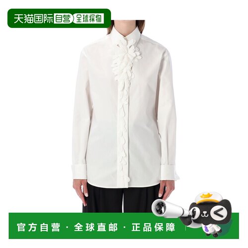 BALENCIAGA 女士衬衫 872885TUR909000 SS2026 白【付后1h可退】