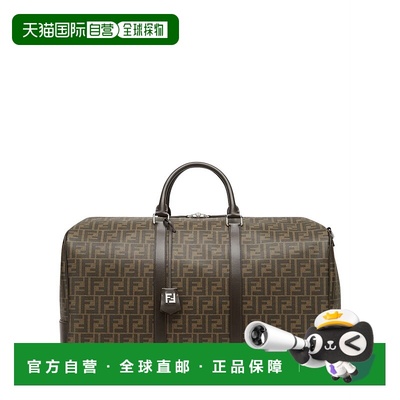 FENDI 男士旅行包 7VV162AFCBF19KW AW2025 棕色 Large Duffle Ff
