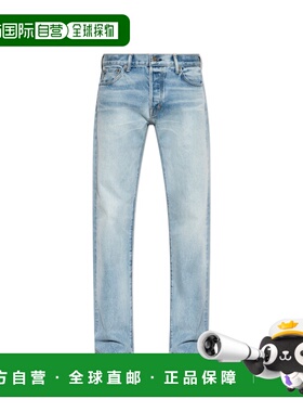 TOM FORD 男士休闲裤 DPH003DMC099UAN SS2026 蓝色牛仔裤直筒裤