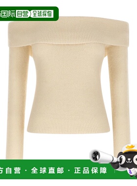 1h可退 潮奢 rick owens 瑞克 欧文斯 女士 白色毛线衫 RO02E4675