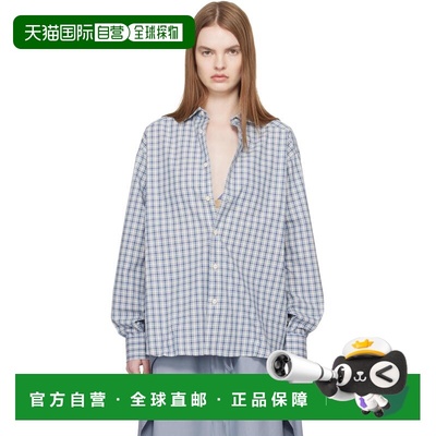 1h可退 潮奢 Baserange 女士 蓝色 Claude 衬衫 TSCLOCSP26