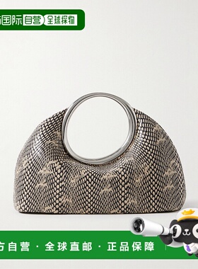 1h可退 潮奢 Jacquemus 女士 The Calino 小号蛇纹皮革手提包 25E