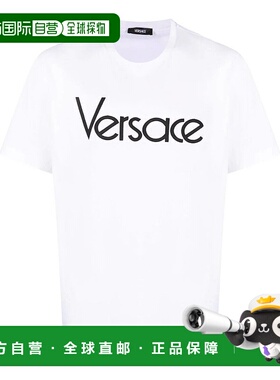 VERSACE 男士卫衣 10125451A090281W000 AW2024 白色范思哲