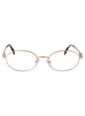 FENDI 女士眼镜 FE50140U028 SS2026 金色 FENDIGRAPHY