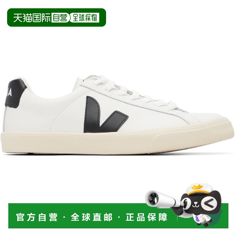 Veja 女士 白色 Esplar Leather 运动鞋 EO0200005ExtraWhiteBlac - 实物图