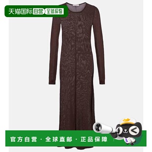 1h可退 潮奢 Lemaire 女士 crêpe 半透视长款连衣裙 DR1152LK102