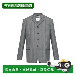 SS2025 MOSCHINO 251ZZJ050402161508 夹克 灰色 男士