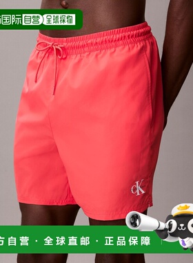CALVIN KLEIN 男士沙滩裤 LV00N61045XKP SS2026 红色