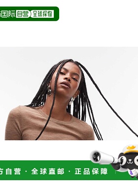 1h可退 潮奢 Arket 女士 ARKET 美利奴羊毛针织半透视驼色浅褐色