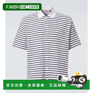 Browne Thom 汤姆 布朗 条纹华尔夫针织棉质Pol 1h可退 男士 潮奢