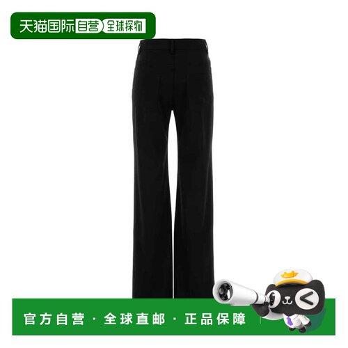 BALENCIAGA 女士休闲裤 850690TJT211000 CO 黑色 Straight Wool