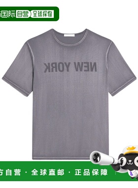 HELMUT LANG 男士T恤 O10HM508Q14 SS2025 灰色 短袖T恤