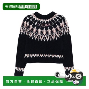 潮奢 費爾島圖案圓領套頭衫 LOEWE 女士 S359Y14KI 罗意威 1h可退