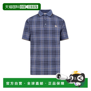 巴宝莉 男士 標誌刺繡格紋 1h可退 衫 Burberry Polo 811010 潮奢